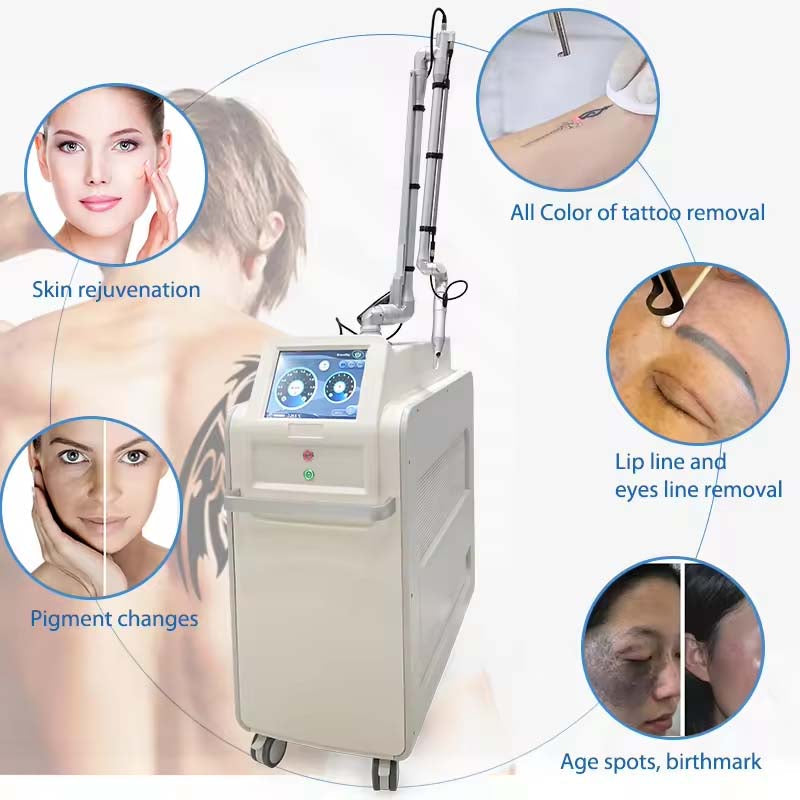 Picosecond Laser Tattoo Removal 1064nm 755nm 532nm Pico Laser Skin Rejuvenation Spot Pigmentation Remove Machine - huanshibeauty