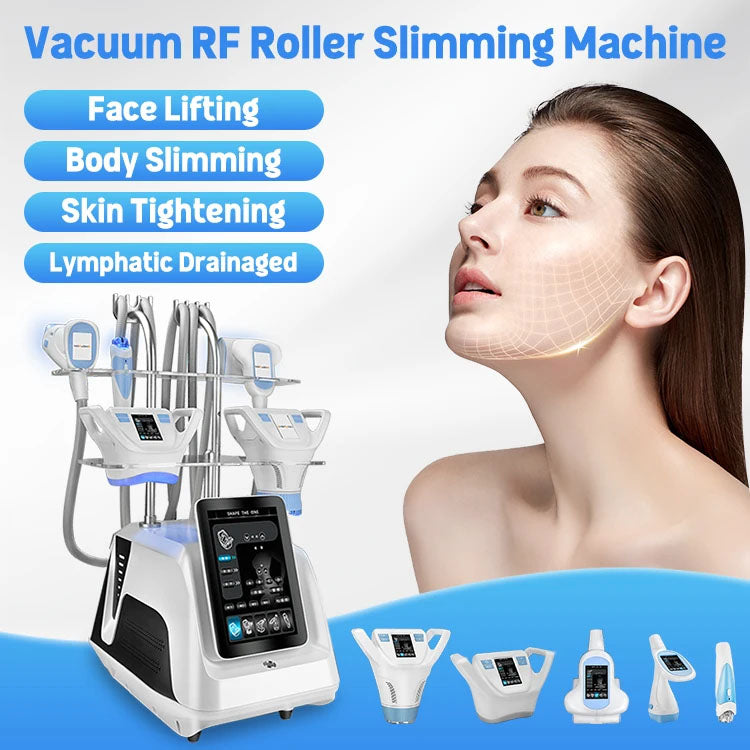 Vela Shape Slimming Machine: RF Vacuum Therapy for Face & Body Lifting and Fat Reduction - huanshibeauty