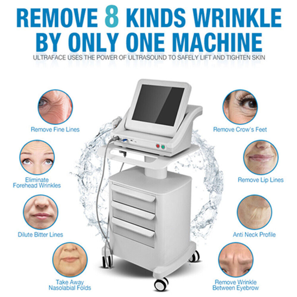 HIFU Ultrasound Machine Face Lifting Body SMAS Skin Tightening Wrinkle Removal - huanshibeauty