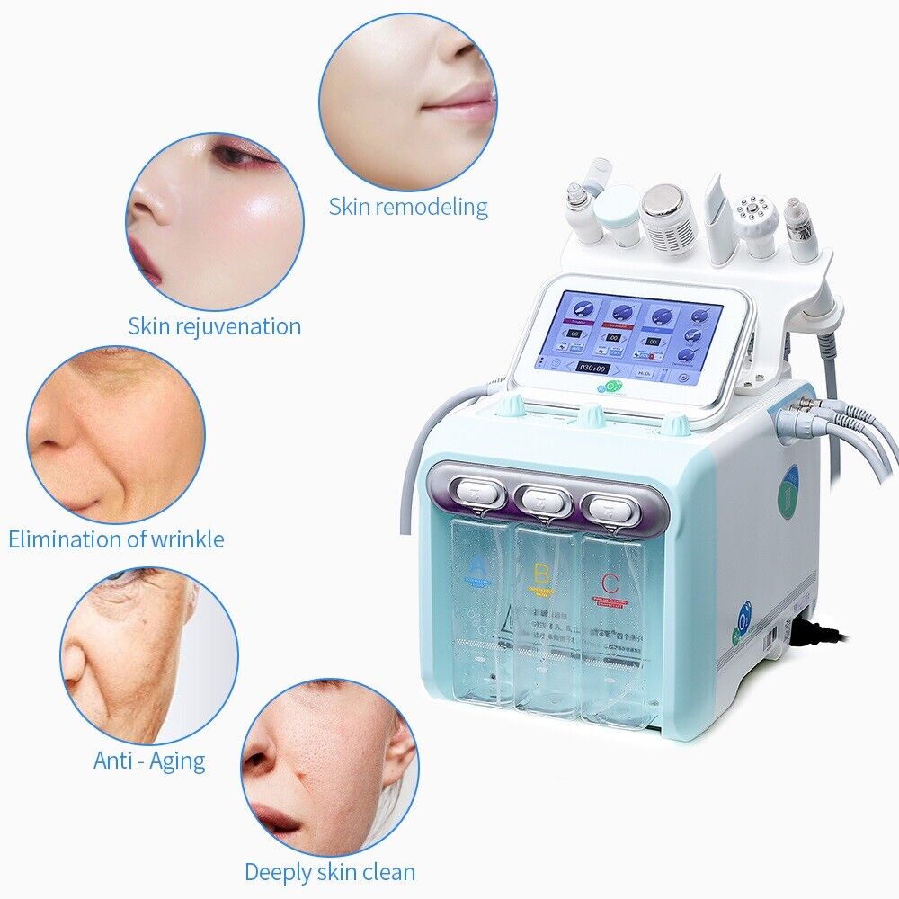 Water Hydro Dermabrasion Machine Clean Facial Skin Cleansing Hydra Face Spa - huanshibeauty