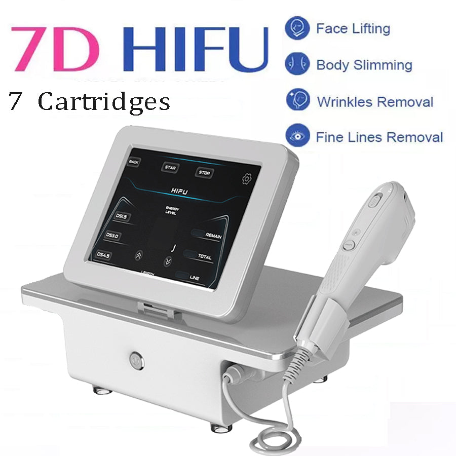 7D HIFU Machine Ultrasound Body Face Lifting Skin Tightening Wrinkle Removal - huanshibeauty