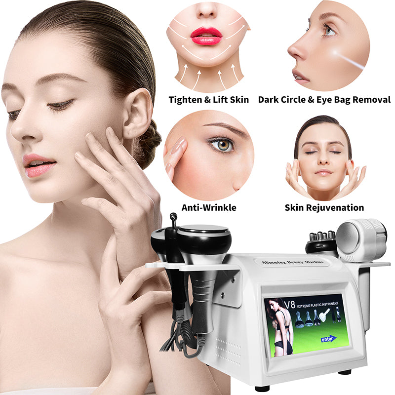 6 In 1 Cavitation Vacuum RF Radio Frequency Ultrasonic Body Slimming Cellulite Reduce Machine - huanshibeauty