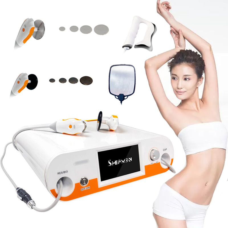 448K Body Tecar RET CET Diathermy Monopolar RF Skin Lifting Loss Weight Pain Relief Machine - huanshibeauty