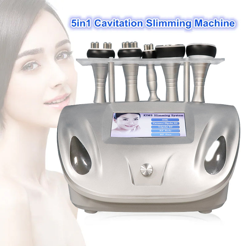 5 in 1 Ultrasonic Vacuum Cavitation System Body Slimming Shaping RF Skin Lifting Tightening Machine - huanshibeauty