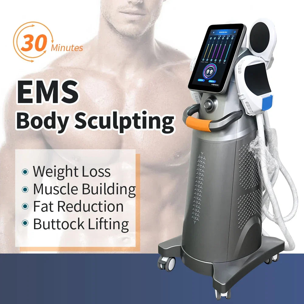 RF Fat Reduce Slimming Build Muscle Machine Stimulator Body Sculpting Contouring - Huanshibeauty