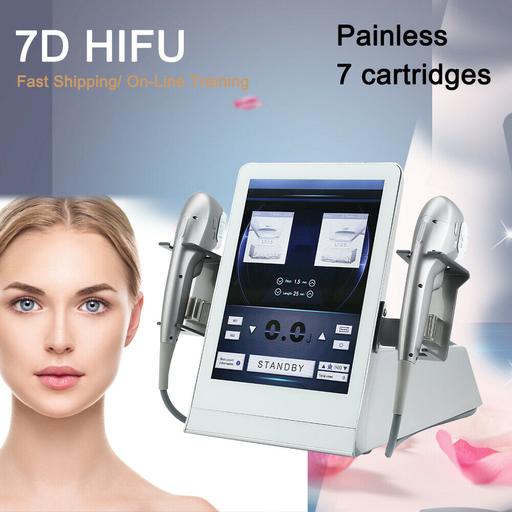 7D HIFU Machine Anti Aging Face Lift Skin Care Wrinkle Removal Body Slimming - Huanshibeauty
