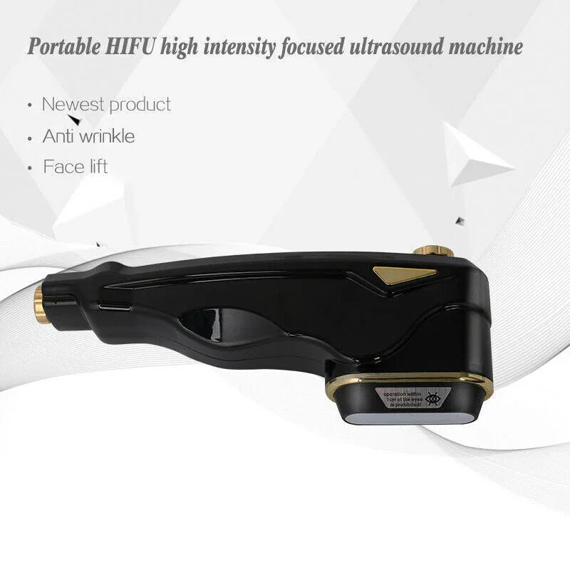 MINI Portable Ultrasonic Hifu Machine Face Skin Care Tighten Wrinkle Removal - huanshibeauty