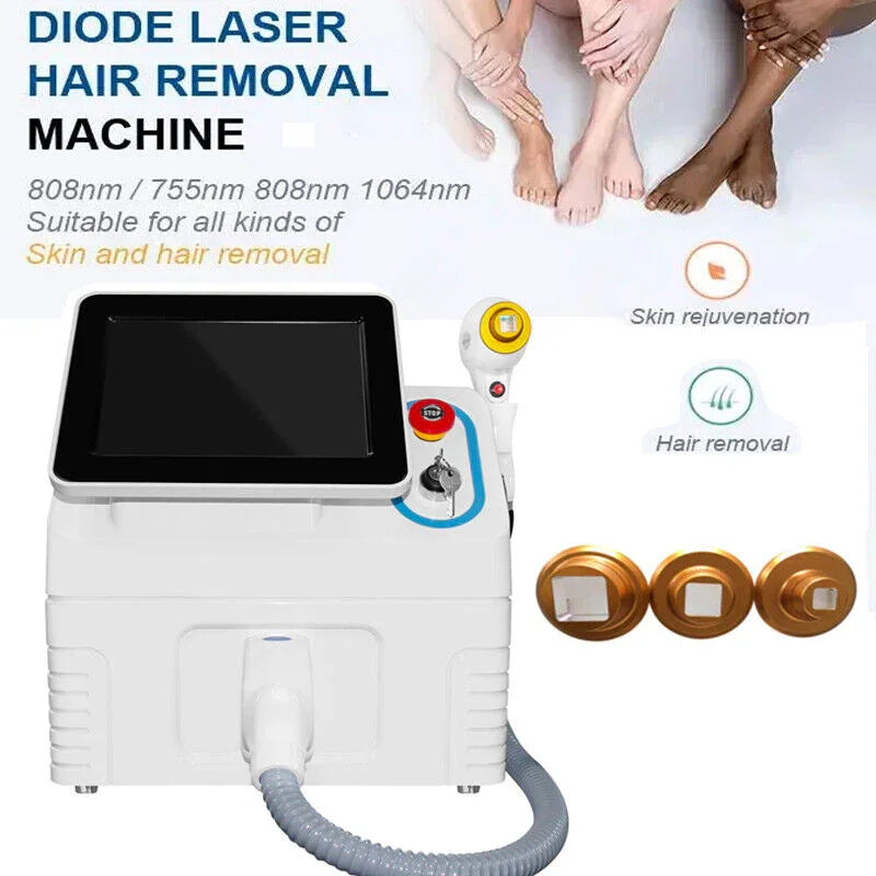 How Does a 755nm 808nm 1064nm Diode Laser Hair Removal Machine Work? - huanshibeauty