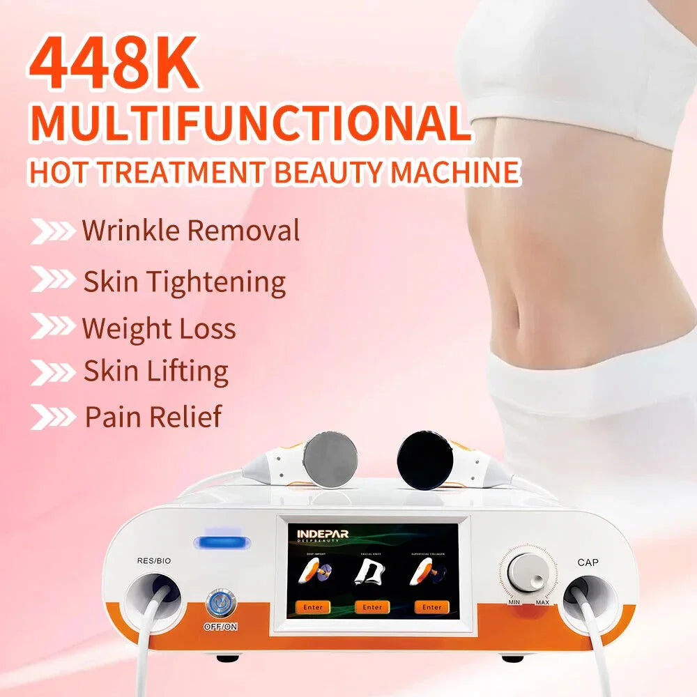 Monopolar RF 448kHz Tecar Therapy: How CET and RET Support Skin Tightening and Body Contouring - Huanshibeauty