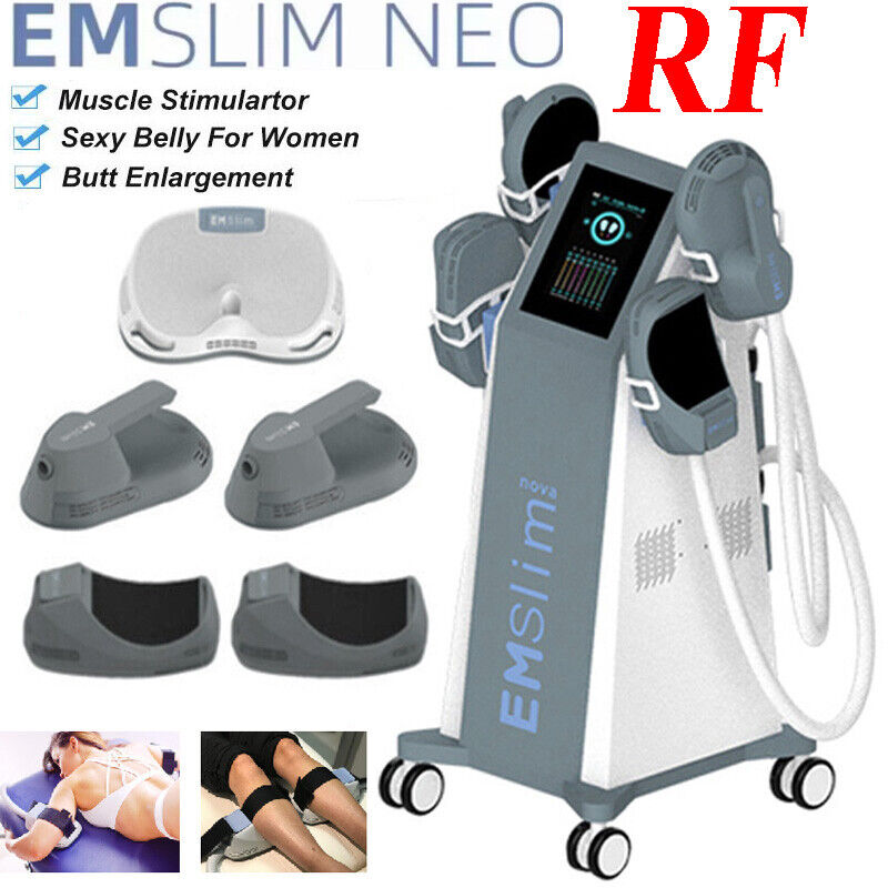 Body Contouring Muscle Building Sculpting Machine RF Loss Weight Fat Burnning - huanshibeauty