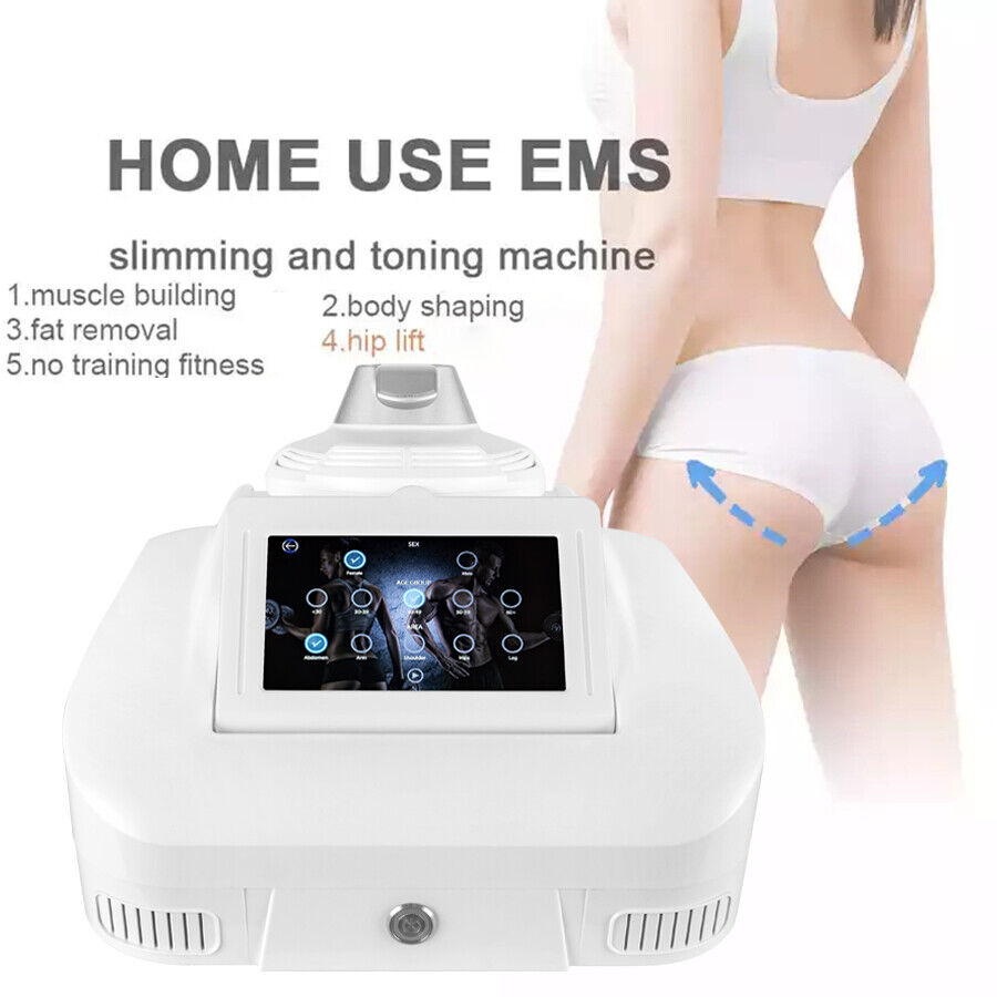Portable Body Scuplting EMS Tesla Muscle Stimulator RF Fat Loss Slimming Machine - huanshibeauty
