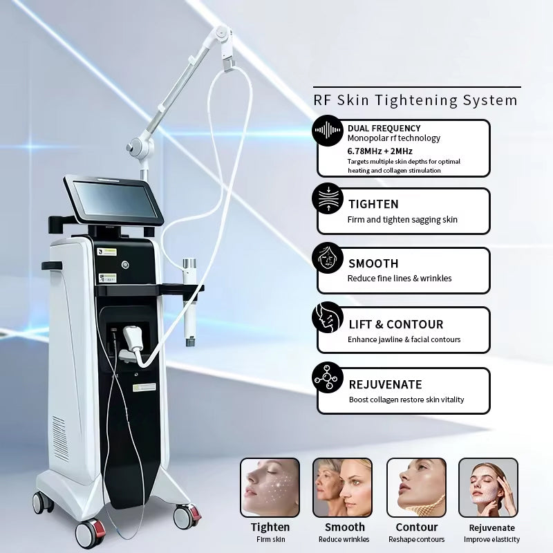 Dual Frequency RF Machine XERF Technology Monopolar RF Skin Tightening Body Contouring