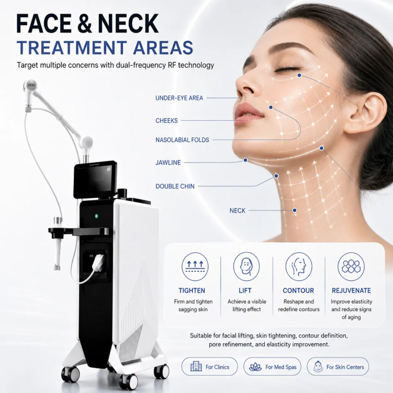 Dual Frequency RF Machine XERF Technology Monopolar RF Skin Tightening Body Contouring