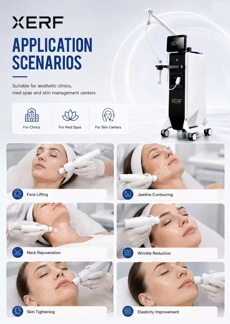 Dual Frequency RF Machine XERF Technology Monopolar RF Skin Tightening Body Contouring