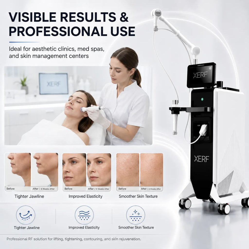 Dual Frequency RF Machine XERF Technology Monopolar RF Skin Tightening Body Contouring
