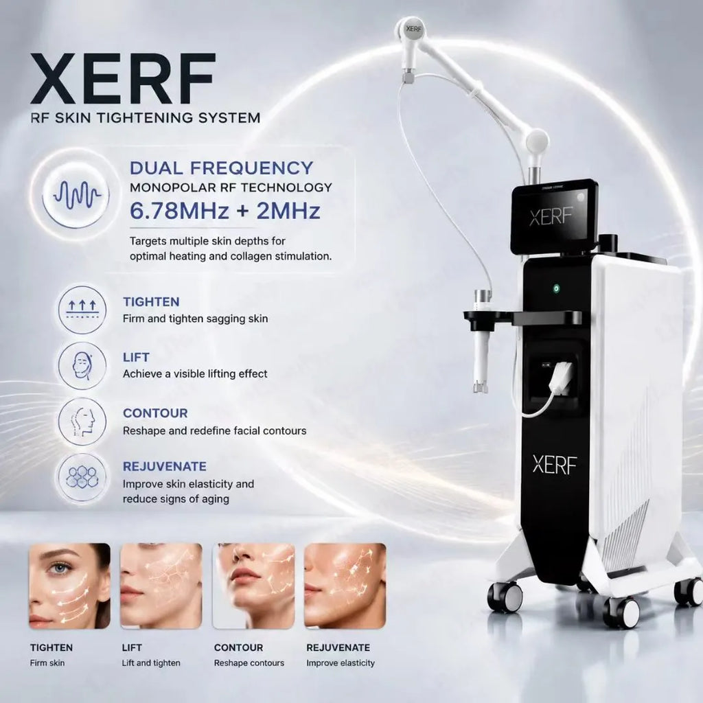 Dual Frequency RF Machine XERF Technology Monopolar RF Skin Tightening Body Contouring