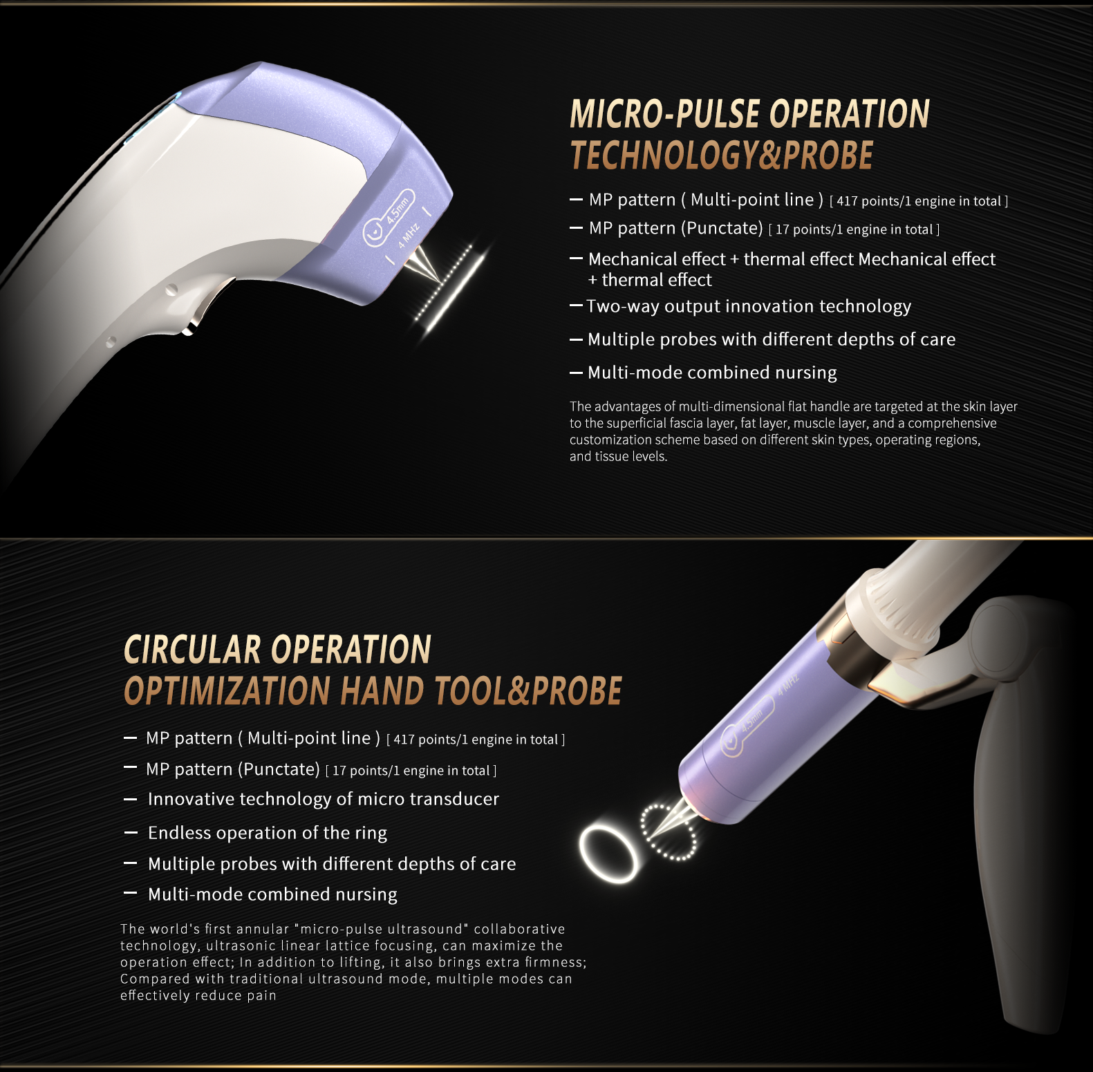 Professional 12D TT MPT HIFU Multi-Depth Facial & Body Skin Tightening Machine
