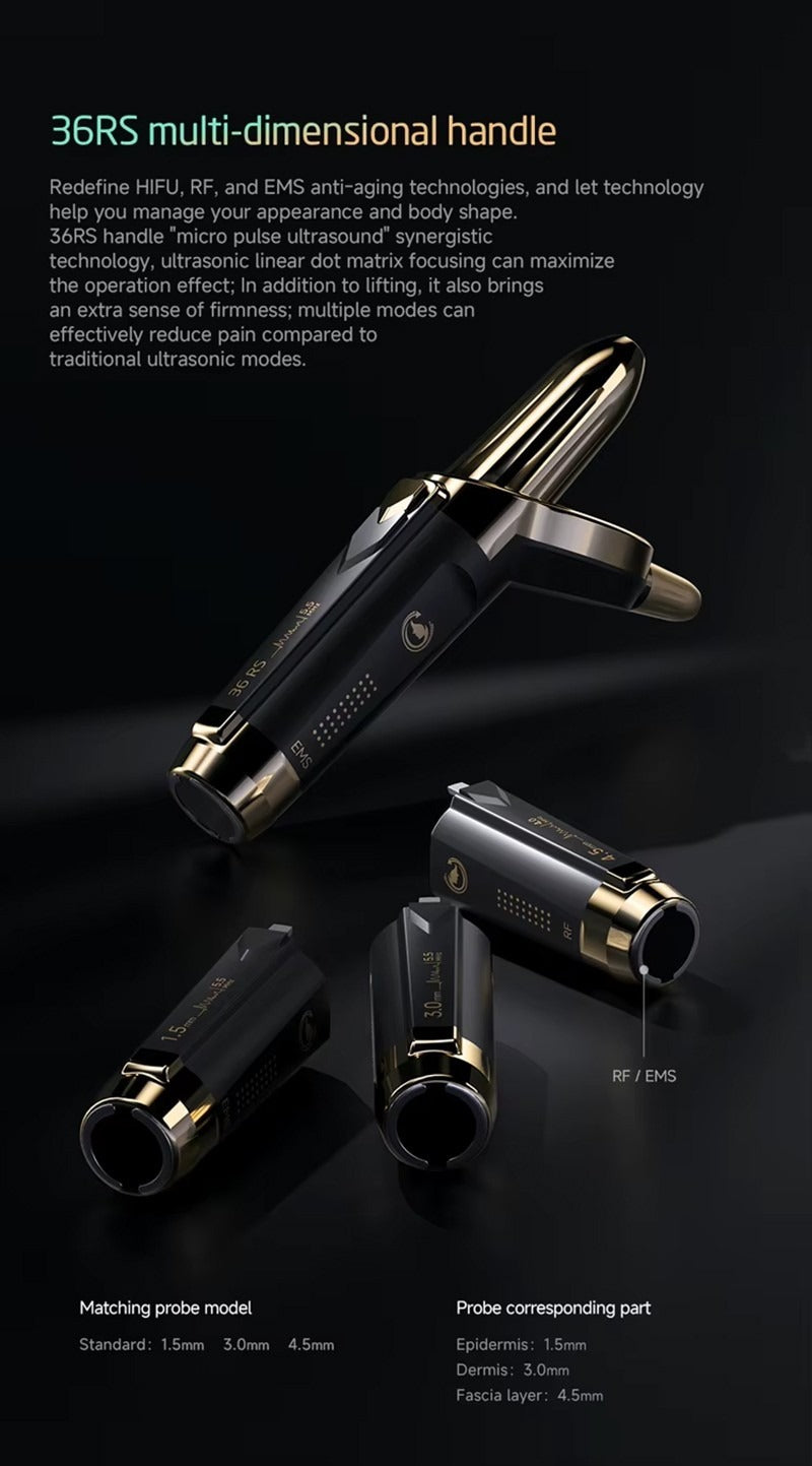 25D 360° Max HIFU Machine Multi-Depth Facial & Body Skin Tightening Device