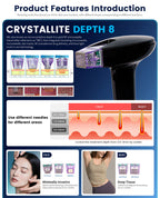 Facial EMRF Morpheus M8 RF Microneedle Skin Tightening Anti-aging Beauty Device