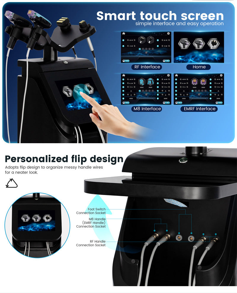 Facial EMRF Morpheus M8 RF Microneedle Skin Tightening Anti-aging Beauty Device