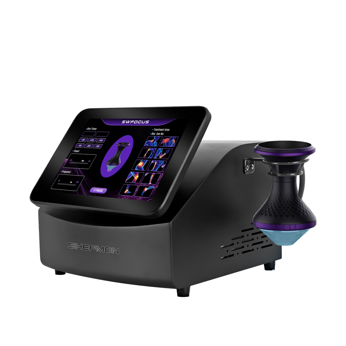 Focused Shockwave Therapy Machine Deep Tissue Massager ED Treatment 8 Probes