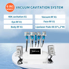 6-in-1 Body Slimming Cavitation Body Shaping 40K RF Laser Lipolysis Machine