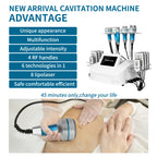 6-in-1 Body Slimming Cavitation Body Shaping 40K RF Laser Lipolysis Machine