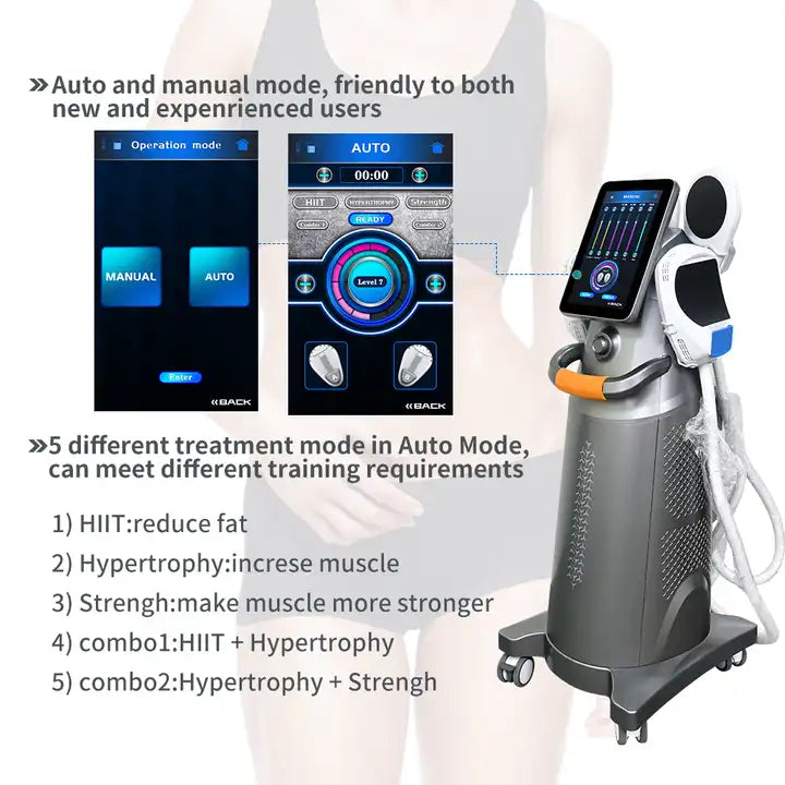 RF Fat Reduce Slimming Build Muscle Machine Stimulator Body Sculpting Contouring