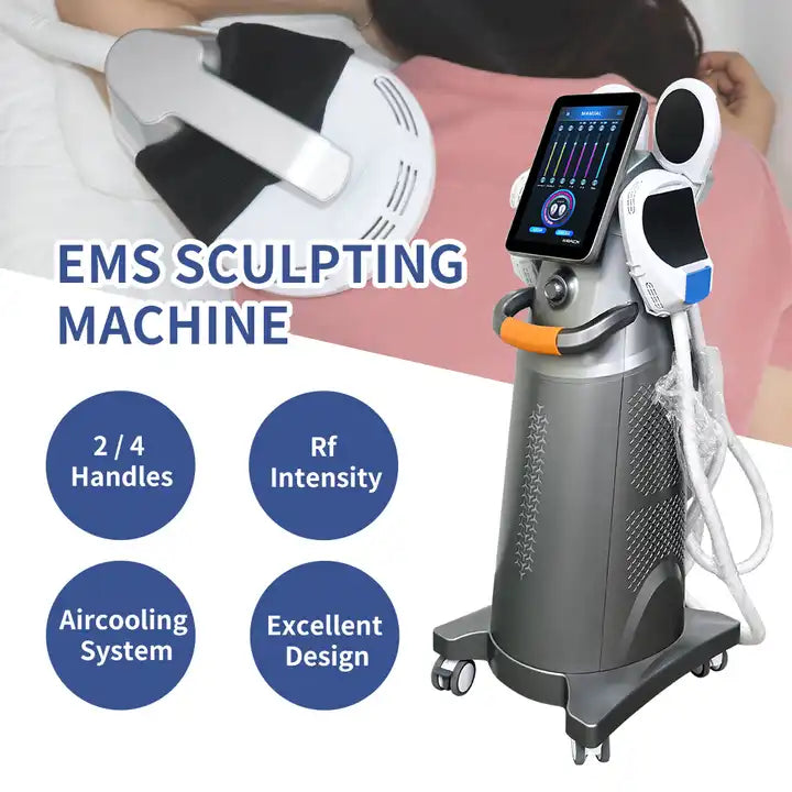 RF Fat Reduce Slimming Build Muscle Machine Stimulator Body Sculpting Contouring
