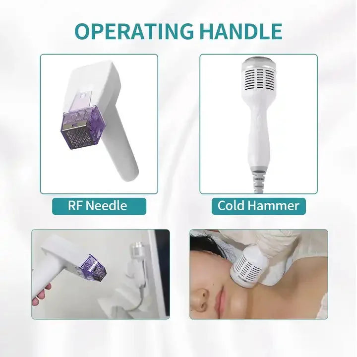Newest M8 RF Microneedle Machine Skin Tightening Wrinkle Removal Face Lift Body Stretch Mark Removal
