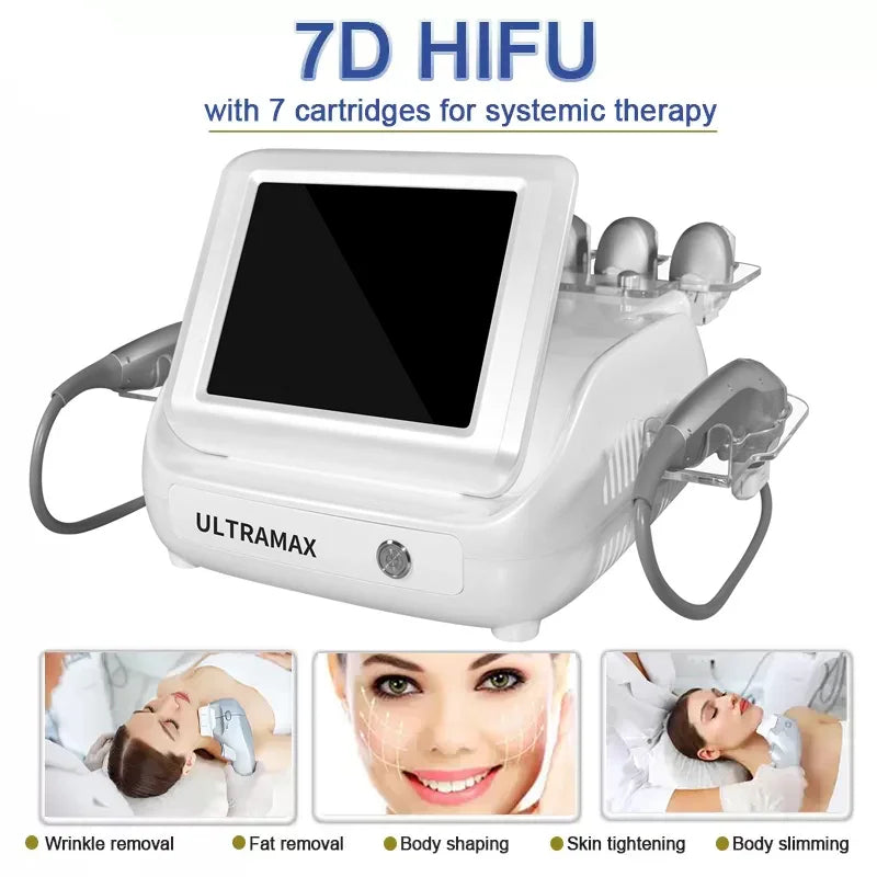 Ultrasound 7D HIFU Machine Facial Tightening Skin Lifting Body Slimming Wrinkle Removal