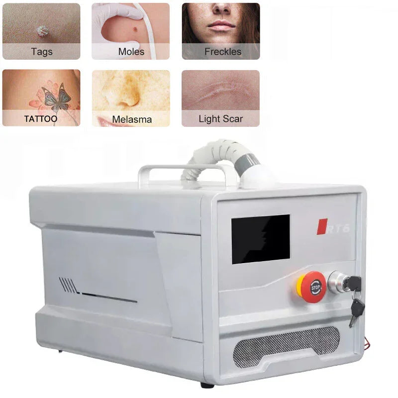 Carbon Peel Picosecond Laser Tattoo Removal Machine Freckle Pigment Removal Skin Rejuvenation