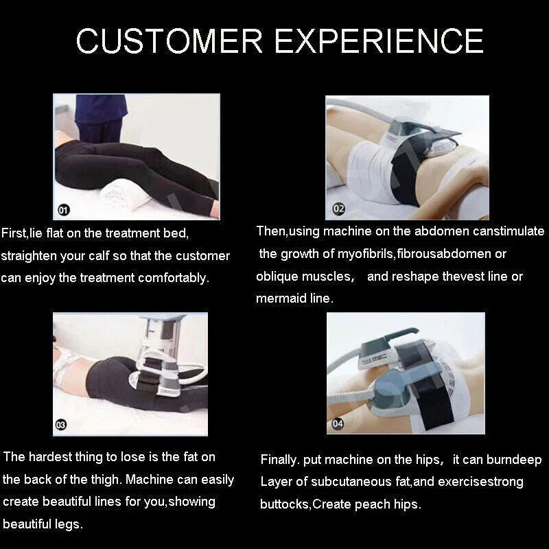 Body Slimming Sculpting Muscle Stimulator Machine Belly Fat Removal Butt Lifting