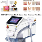 Painless Diode Laser Hair Removal 808/755/1064nm Machine Skin Rejuvenation Summer Beauty