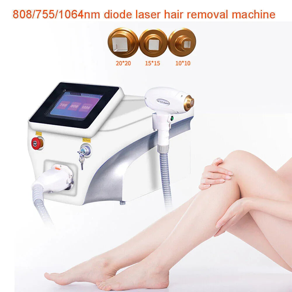 Painless Diode Laser Hair Removal 808/755/1064nm Machine Skin Rejuvenation Summer Beauty