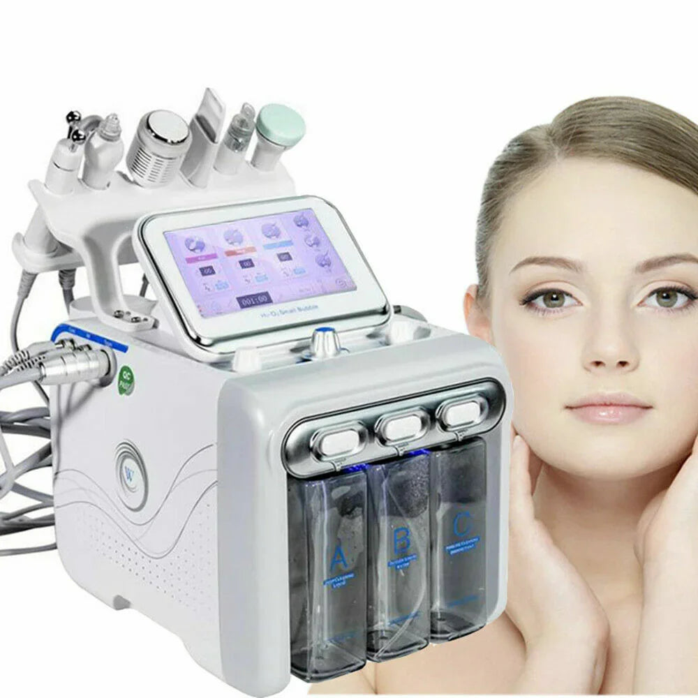 6 In 1 Hydra Machine Facial Water Dermabrasion Deep Cleansing Face Hydro Spa Skin Main image