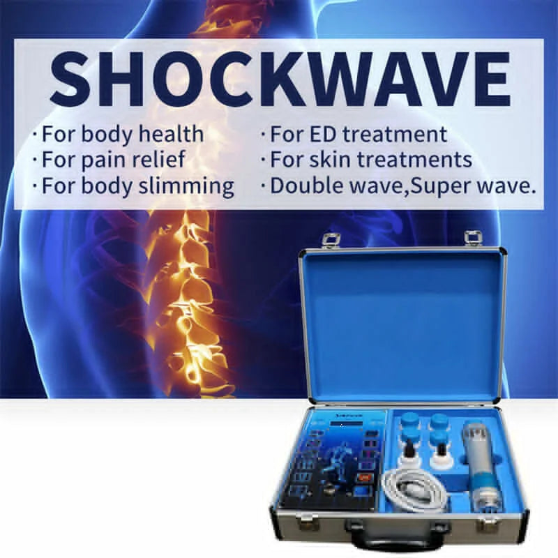 Electromagnetic Extracorporeal Shock Wave Therapy Machine Pain Relief Body Massager Secondary image