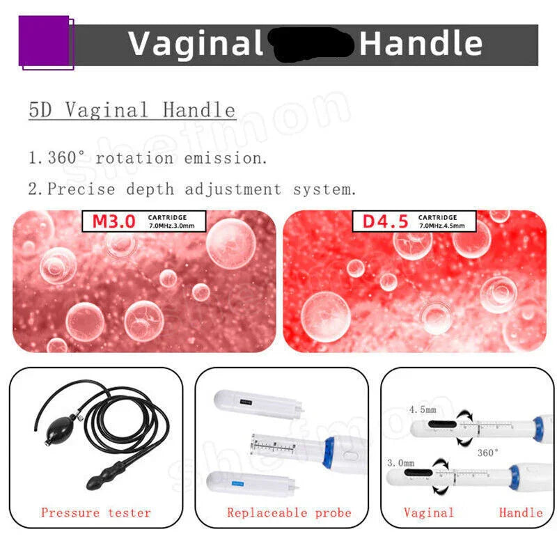 Ultrasound HIFU High Intensity Focused Viginal Tightening Rejuvenation Machine