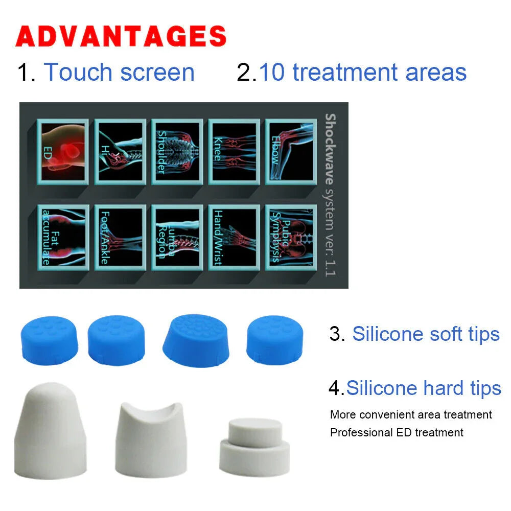 Professional Shockwave Therapy Device for Body Contouring and Muscle Relaxation