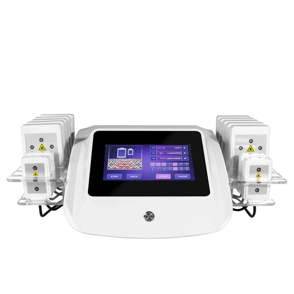 14 Pad Lipo Laser Body Contouring Machine for Beauty Clinics & Spas