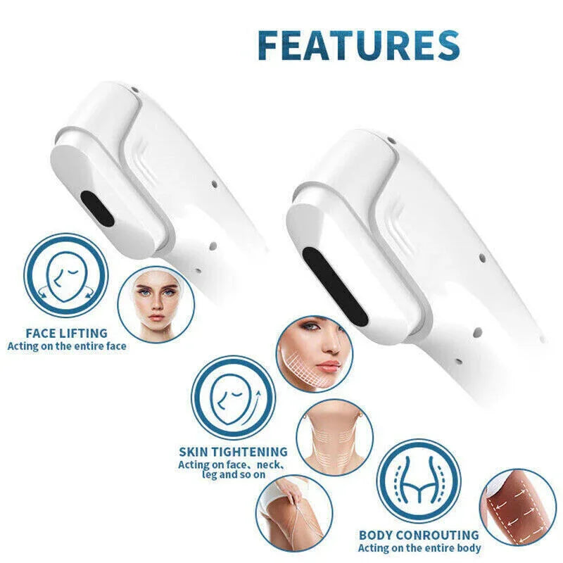 2 In 1 Hifu 7D RF Fractional Microneedle Skin Tightening Anti Wrinkle Stretch Marks Removal Machine