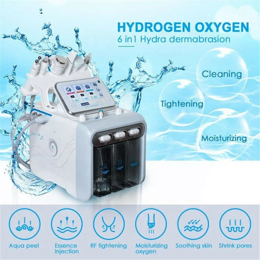 6 In 1 Hydra Machine Facial Water Dermabrasion Deep Cleansing Face Hydro Spa Skin Secondary image