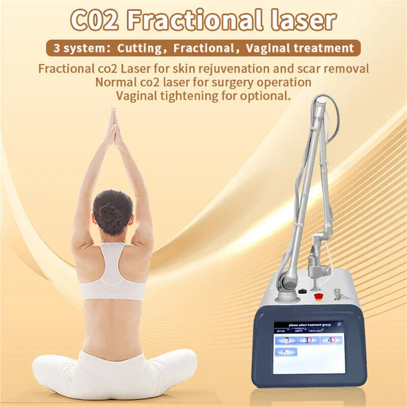CO2 Fractional Laser Machine Skin Rejuvenation Acne Treatment Stretch Marks Scar Removal Device