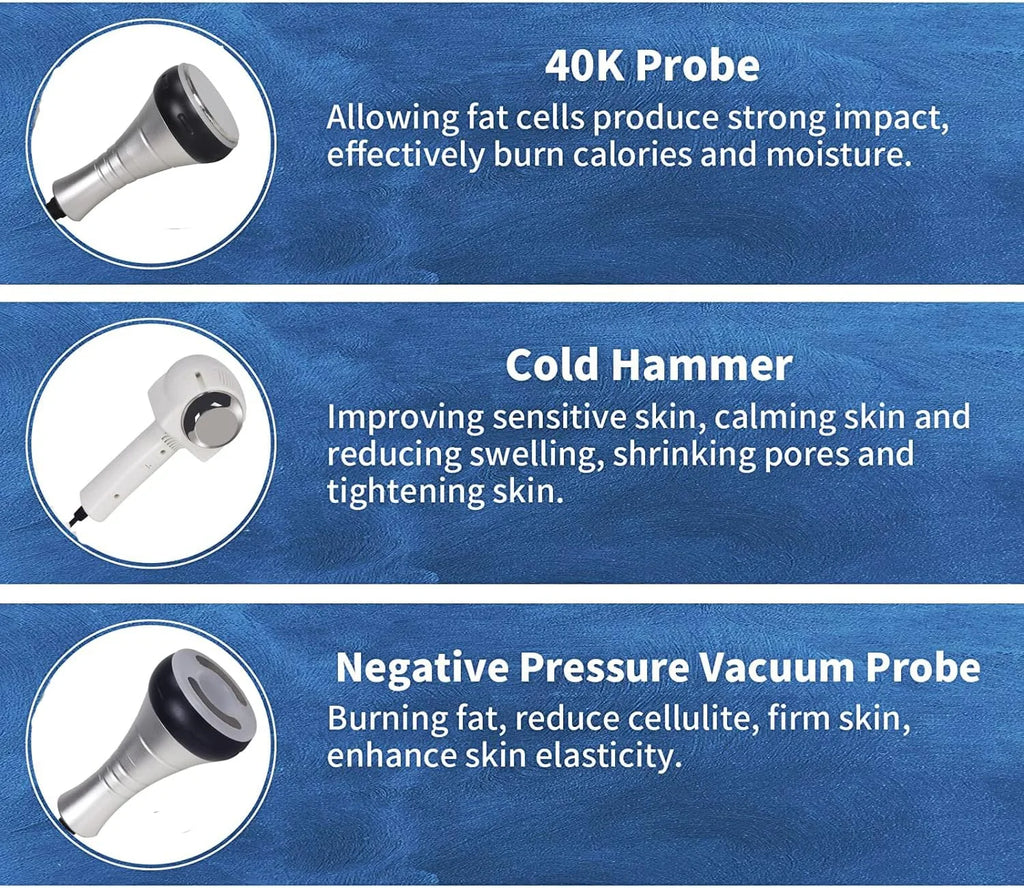 6 In 1 Cavitation Vacuum RF Radio Frequency Ultrasonic Body Slimming Cellulite Reduce Machine