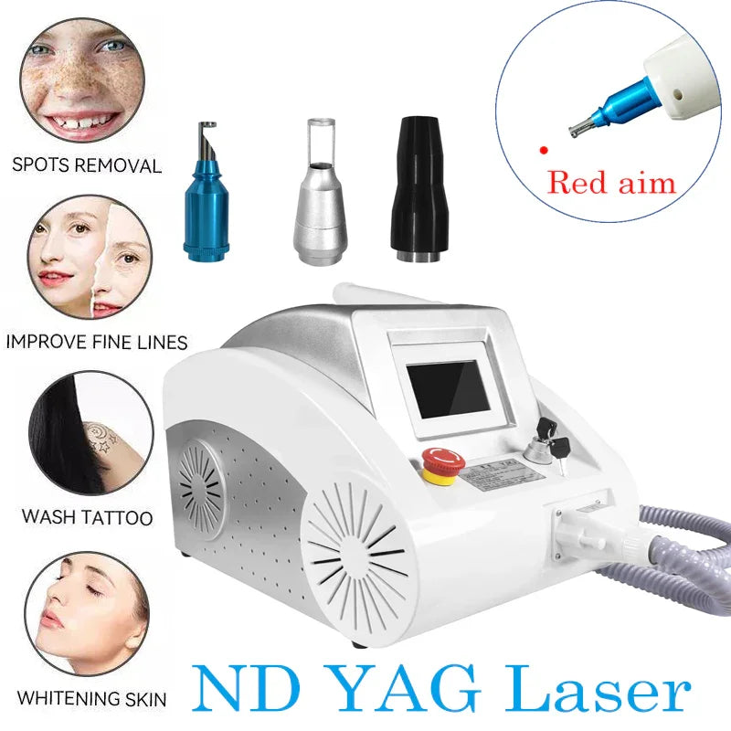 ND YAG Laser Tattoo Removal Pigmentation Treatment Carbon Peeling Beauty Q-switch Machine Main image