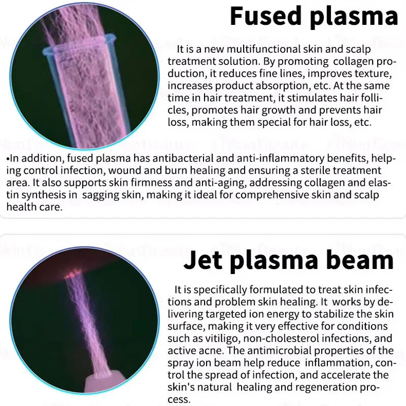 Cold Plasma Fusion Machine Collagen Stimulation Anti Wrinkle Spot Lightening