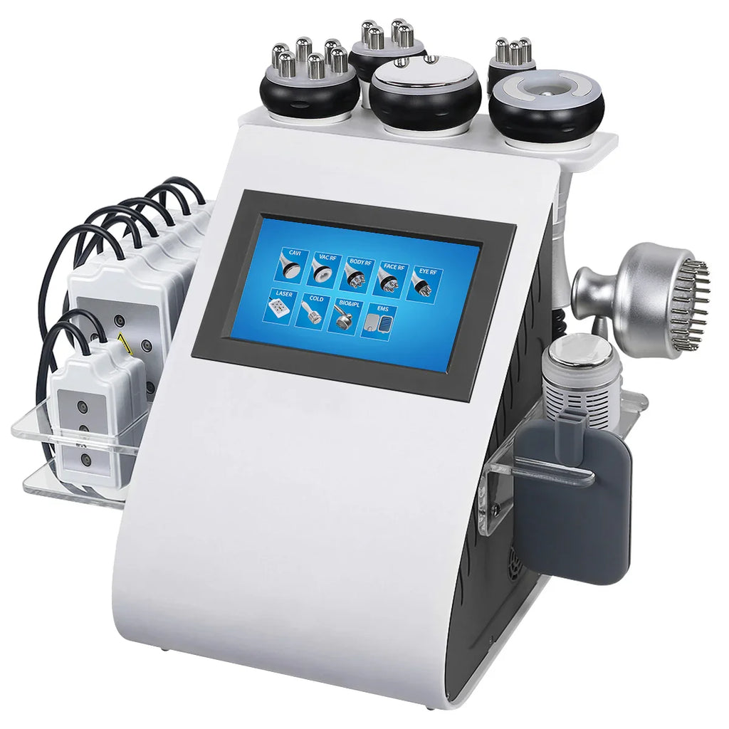 9 In 1 40K Cavitation Lipolaser RF Vacuum Fat Reduction Slimming Machine Body Shaping