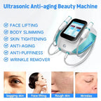 2 In 1 Ultra Hifu Facial Lifting Winkle Removal Machine Vmax RF Anti Aging Body Shaping