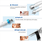 14 In 1 Facial Hydro Dermabrasion Diamond Aqua Peeling Oxygen Jet Spa Skin Rejuvenation Machine