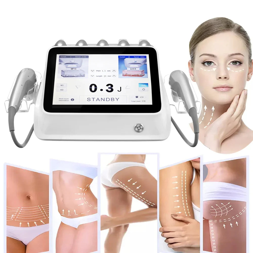 7D HIFU Facial Lifting Tightening Body Sculpting Machine Ultrasound Cellulite Removal